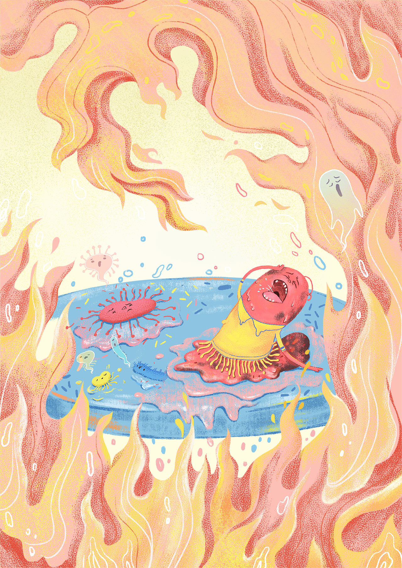 《灰尘的旅行》插画