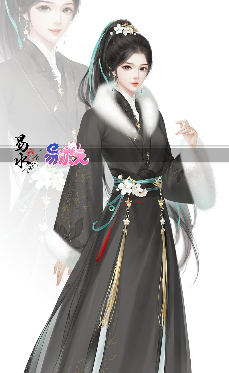 易次元素材库 立绘妹子