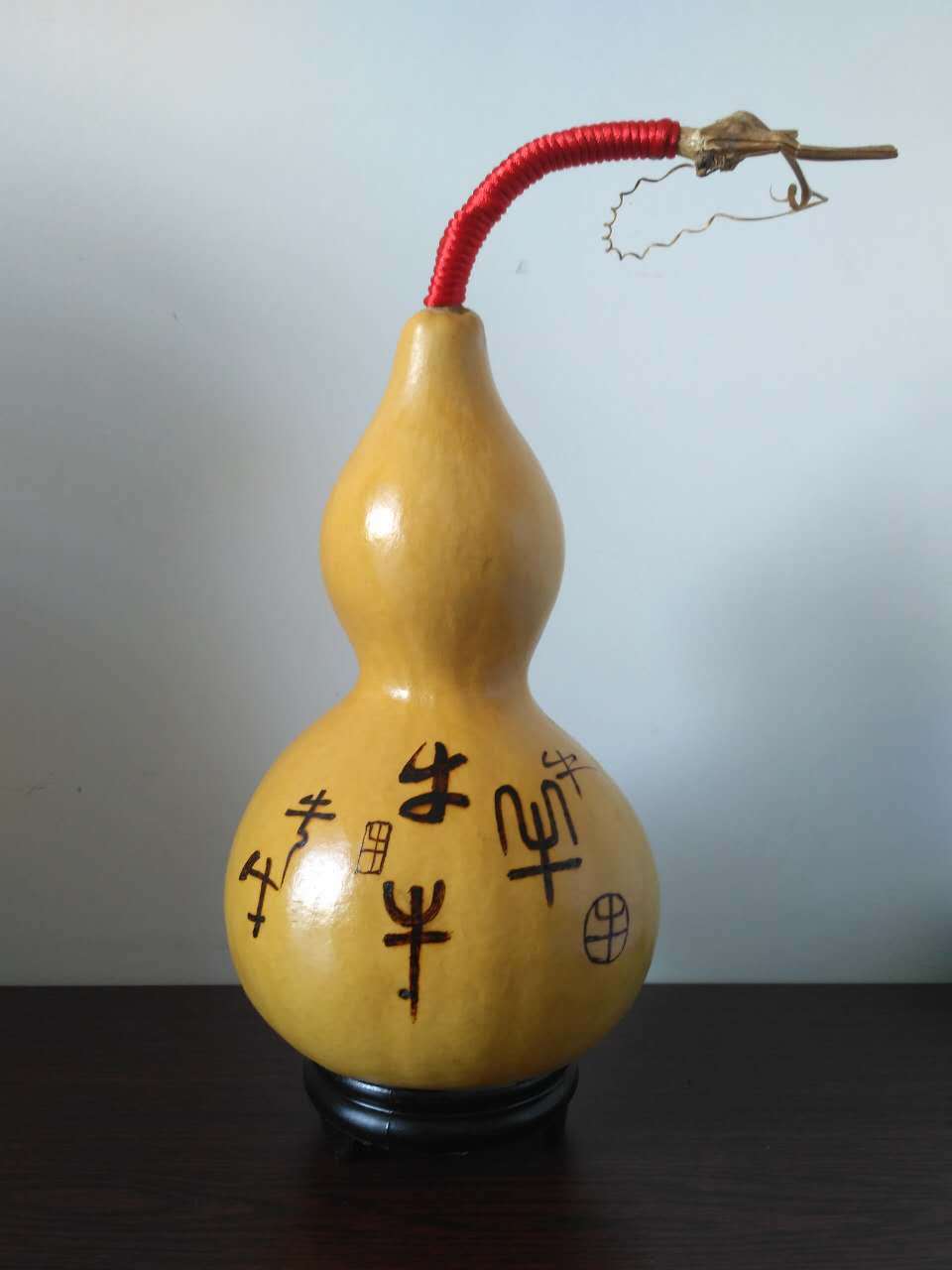 葫芦烙画 牛气冲天