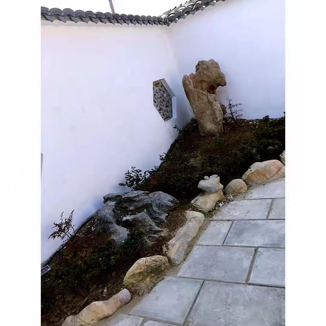 蚌埠天河湖绿色农庄 院子假山造景（图ZMTg4ODI1NzYw） - 家装设计 - 站酷设计师素悉美学空间2原创素材 - 站酷ZCOOL