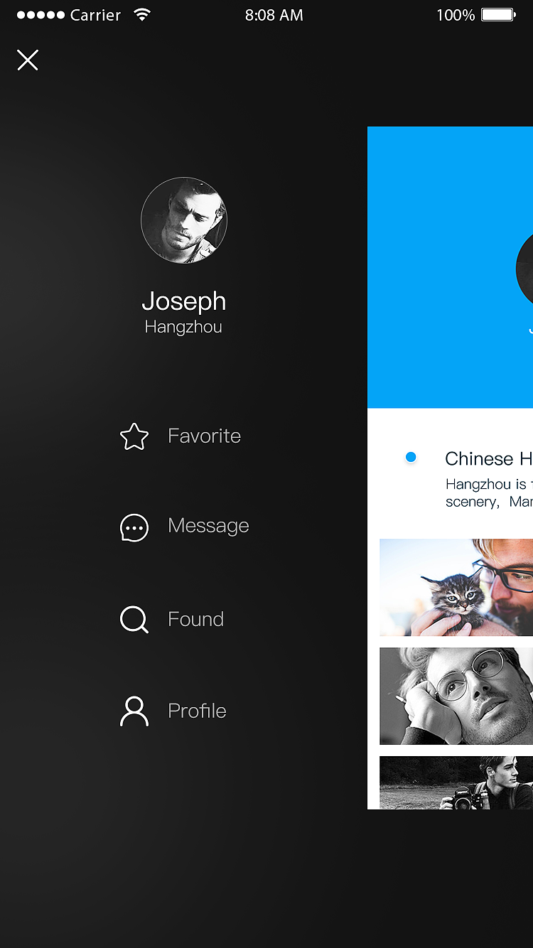 个人中心动动效展示