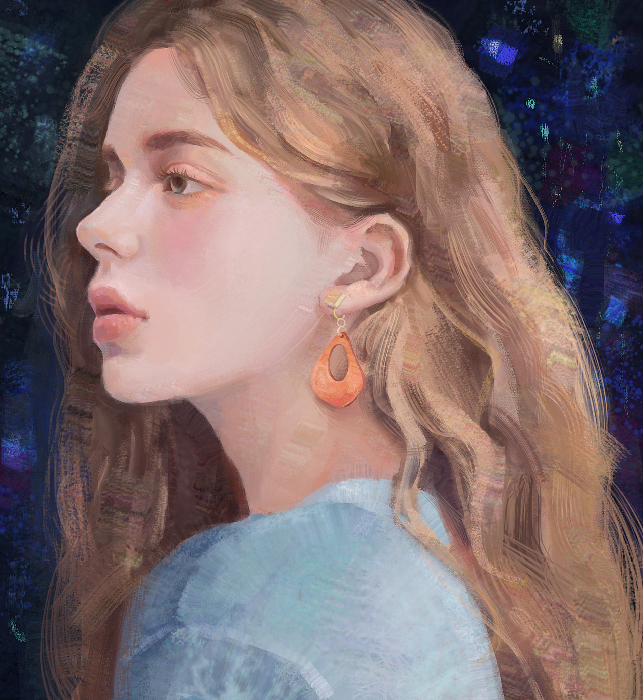 希望你在这两幅画里,
<br>可以感受到温柔和甜甜的感觉。