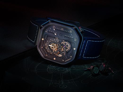 BIGBANG艾戈勒机械手表3D形象风格稿