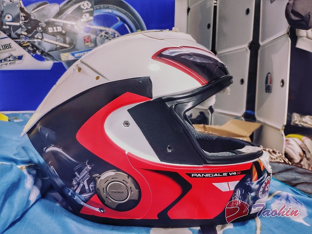 shoei x14 杜卡迪v4sr 车型版花头盔个性定制涂装