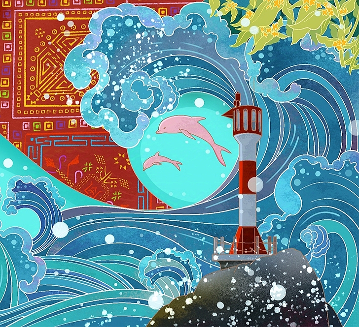 我的寶藏家鄉(xiāng)——廣西篇 我也參與啦～（圖ZMzc4MjI5NTQ4） - 商業(yè)插畫 - 站酷設(shè)計師狐易仔仔原創(chuàng)素材 - 站酷ZCOOL