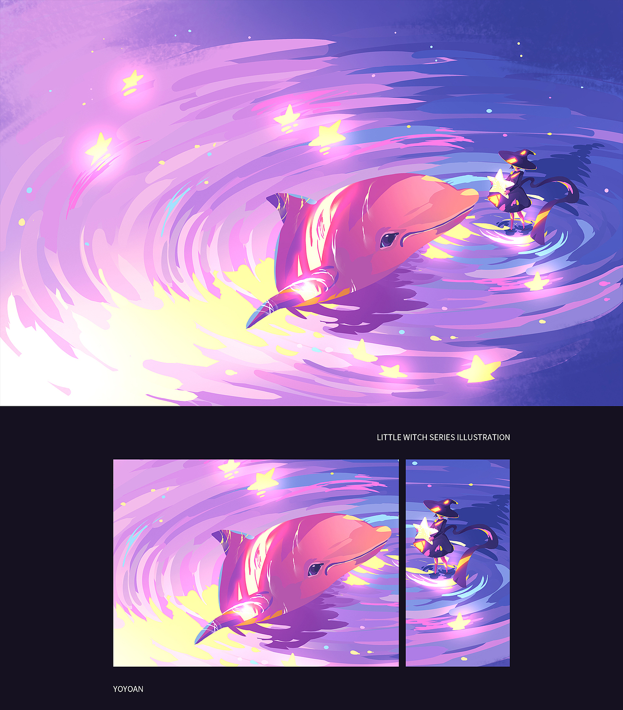 小魔女系列插画（图ZMzExNDkxNzI4） - 创作习作 - 站酷设计师油安原创素材 - 站酷ZCOOL