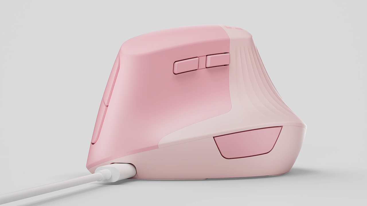 人体工学鼠标三维展示视频