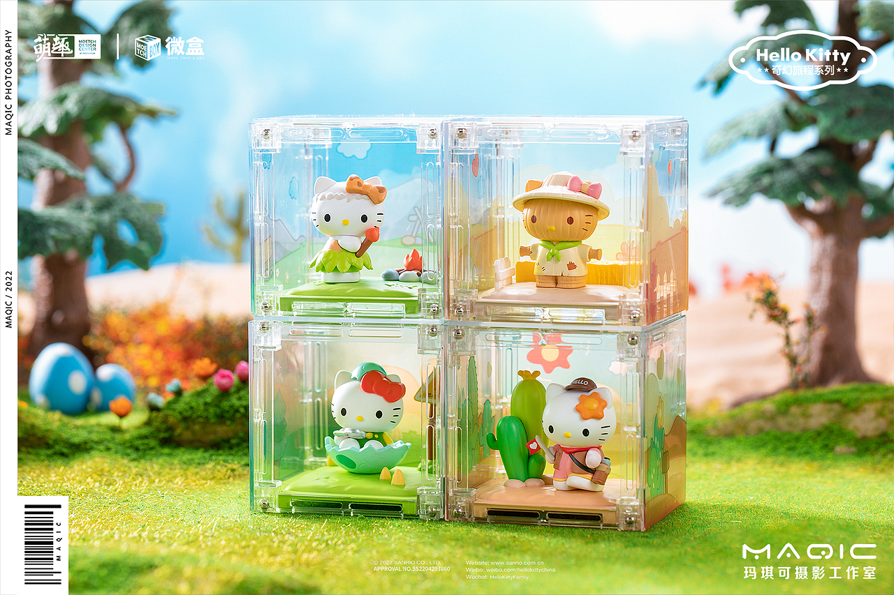 Hello Kitty奇幻旅程系列微盒——潮玩盲盒拍摄