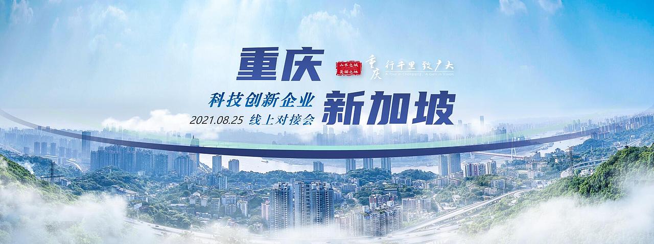 重庆·新加坡线上对接会PPT设计作品部分页面展示（图ZMzAwMTMzMzU2） - PPT/Keynote - 站酷设计师西略PPT及Keynote原创素材 - 站酷ZCOOL