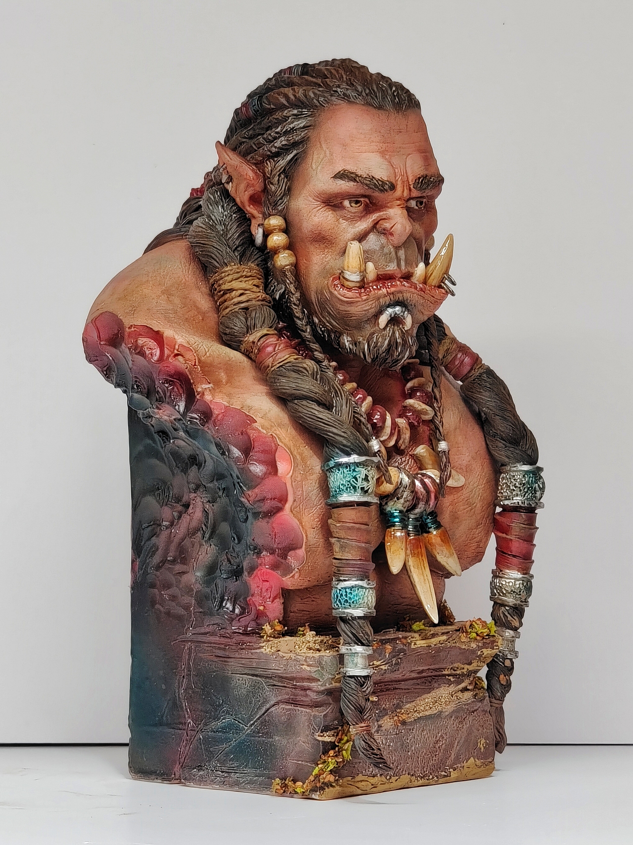 【霜狼氏族酋长·杜隆坦】涂装成品