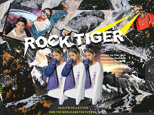街头潮牌童装设计 | ROCKTIGER