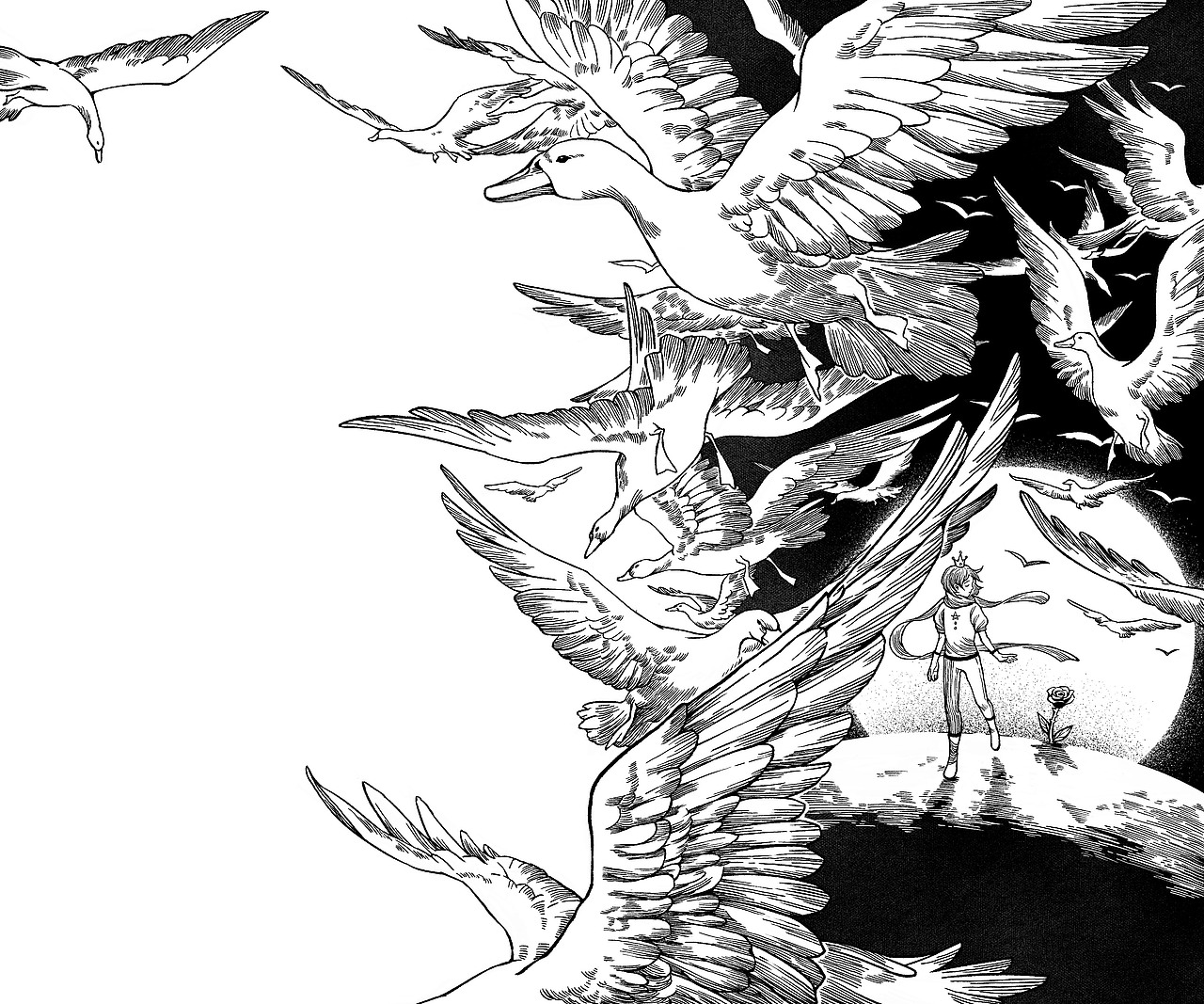 小王子 绘本 动态插画（图ZMTkxMzYyNDQ4） - 绘本 - 站酷设计师王戴家的耗子原创素材 - 站酷ZCOOL