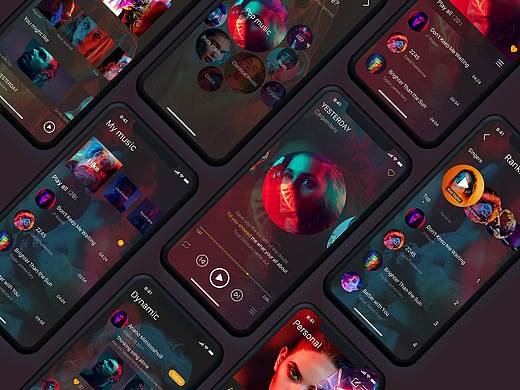Beat音乐App界面