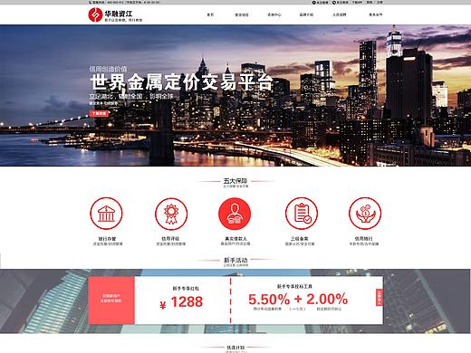 金融网页展示