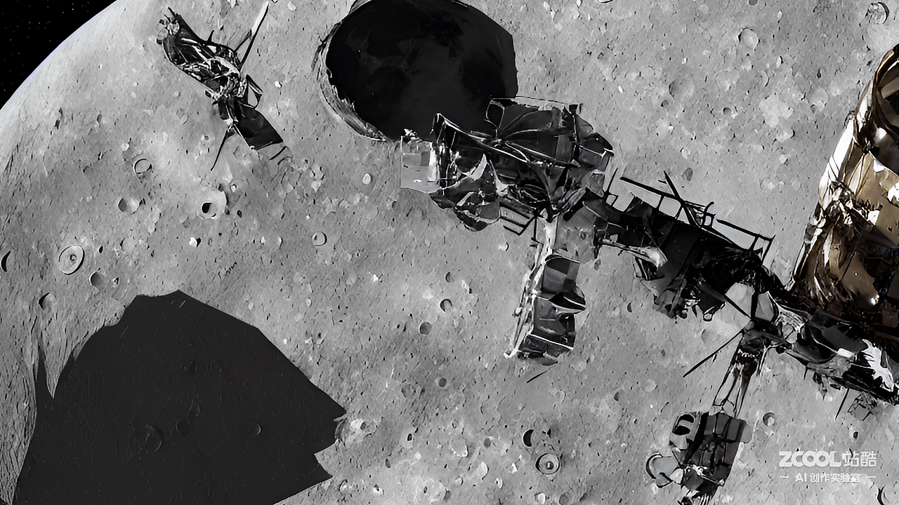 #AI创作实验室#月