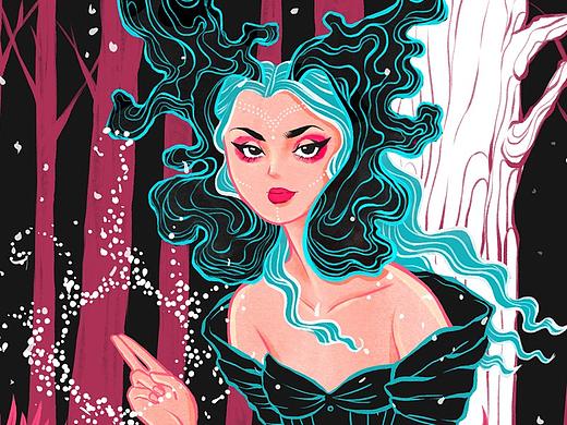 Into The Woods（个人主页-ZMzIzNDc1NTY=） - 商业插画 - 站酷设计师海蒂Heidii原创素材 - 站酷ZCOOL