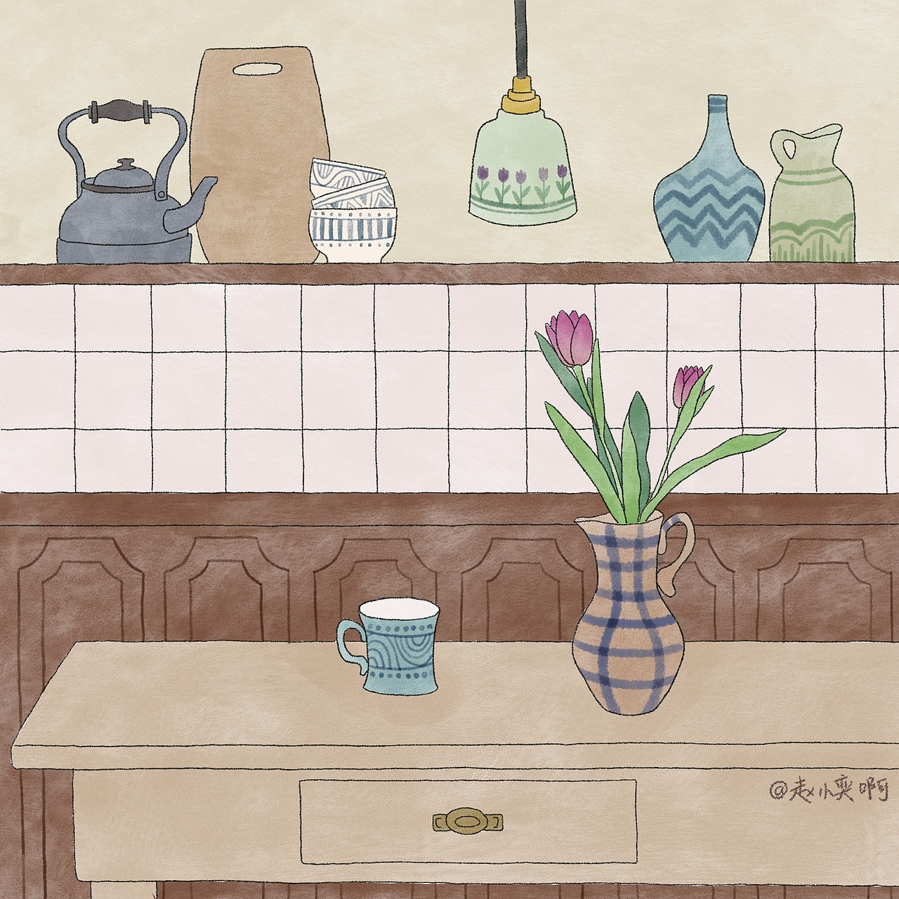 小角落系列（图ZMjgwNTYzMTYw） - 创作习作 - 站酷设计师赵小奕啊原创素材 - 站酷ZCOOL