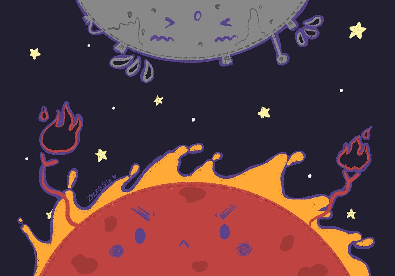 原创插画壁纸|宇宙星球