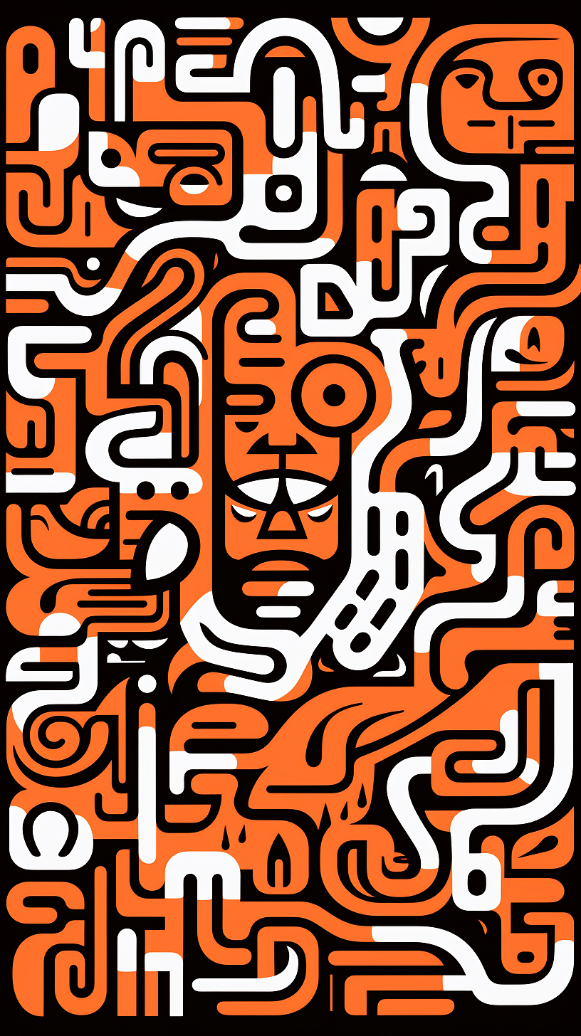 风格版画涂鸦，创意生图midjourney（图ZMzYyMTQ1ODA0） - 艺术插画 - 站酷设计师柴源_Cy原创素材 - 站酷ZCOOL