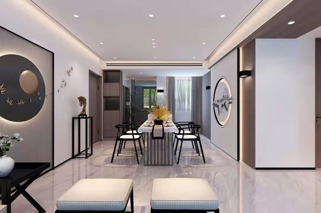 家装设计——现代新中式风格+极简风格