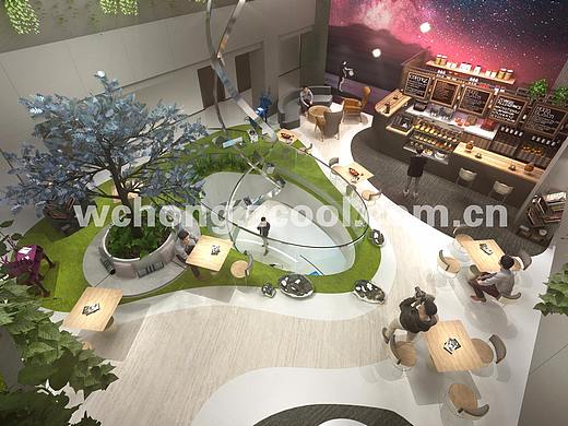 中国东方红卫星通信公司展厅设计
