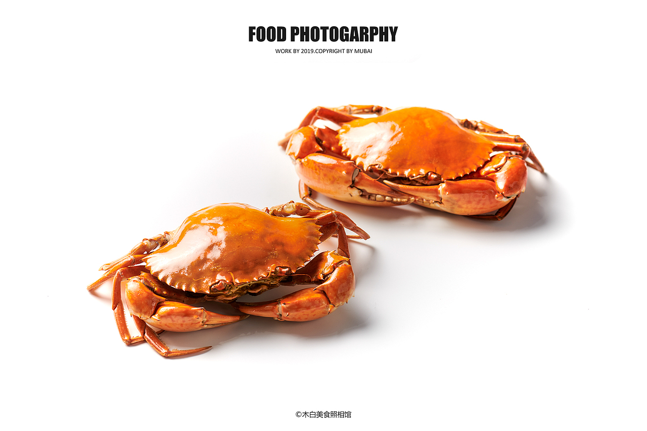黄油蟹九节虾拍摄(黄油蟹,九节虾,极简,美食摄影)