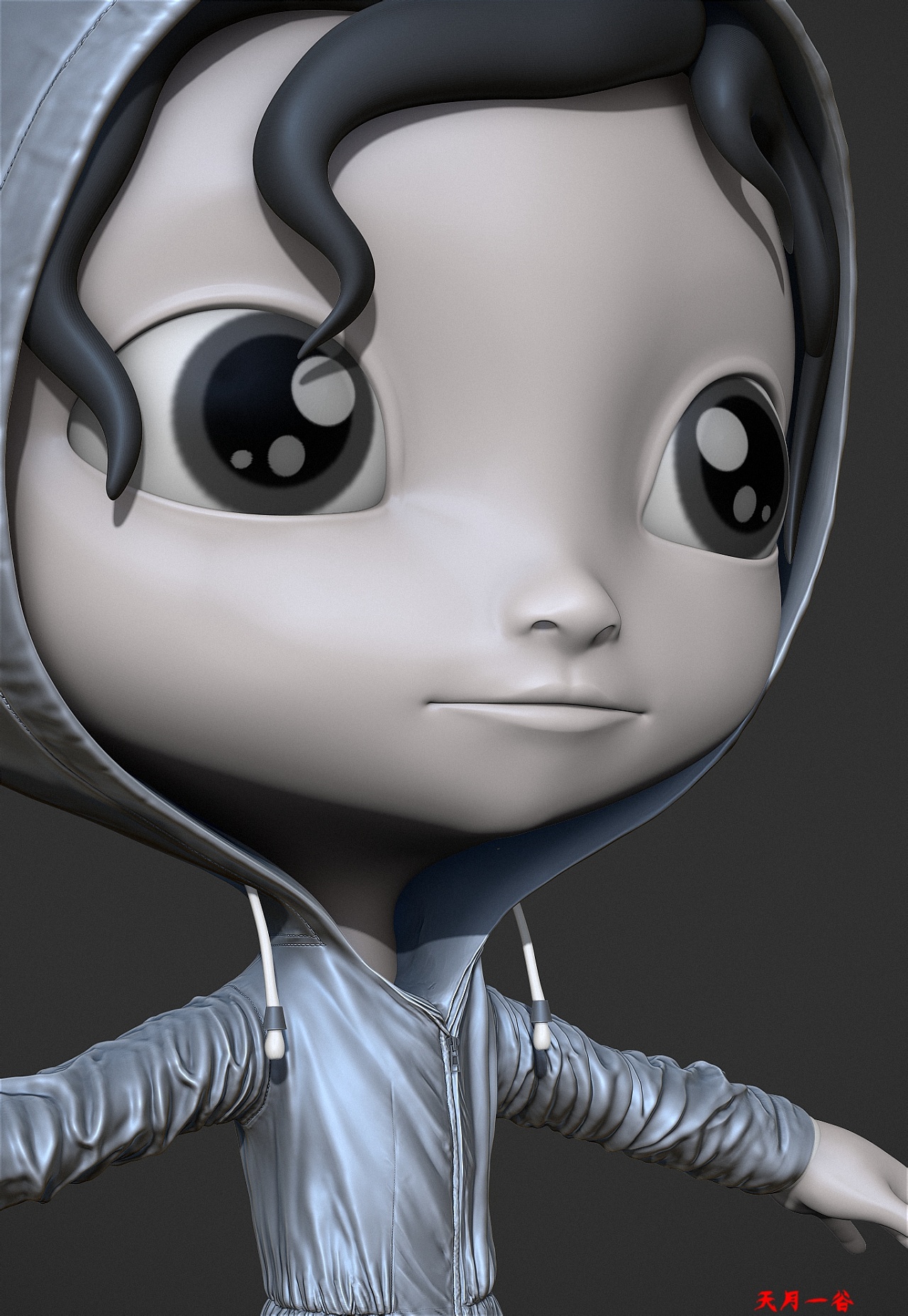 zbrush卡通人物雕刻