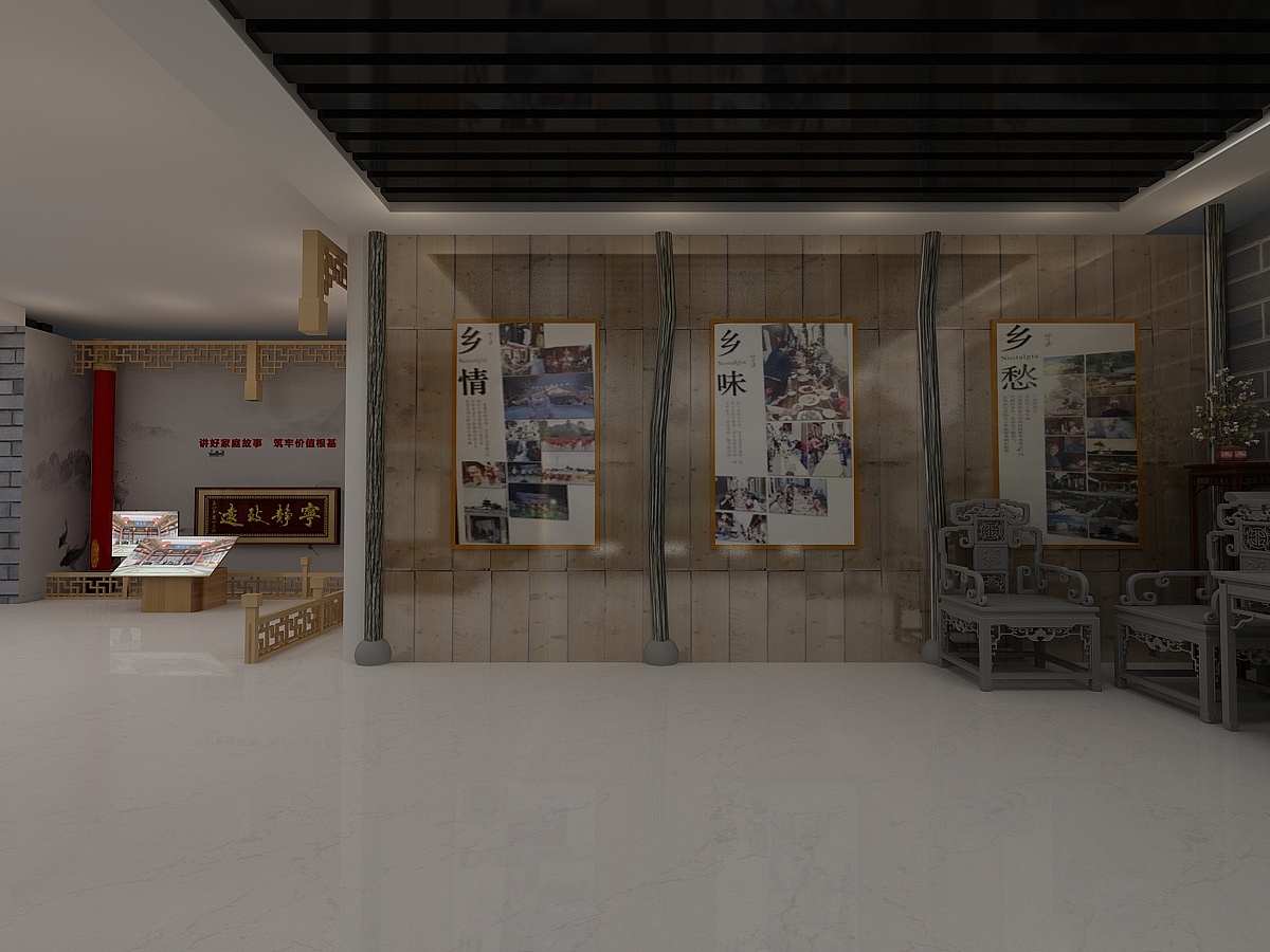 校史馆 设计效果图 3d设计 展厅 展馆设计（图ZMTg2MjEyMTIw） - 建筑/空间 - 站酷设计师云迪vind原创素材 - 站酷ZCOOL