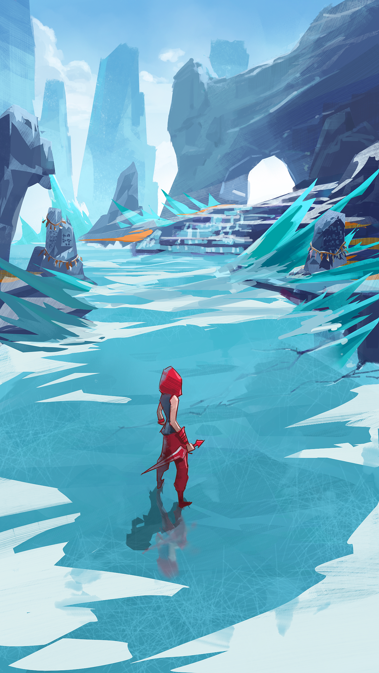 冰原2|插画|游戏原画|侯小侯 - 原创作品 - 站酷 (zcool)