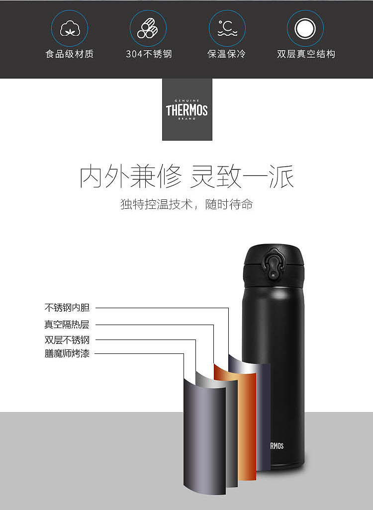 膳魔师保温杯详情页