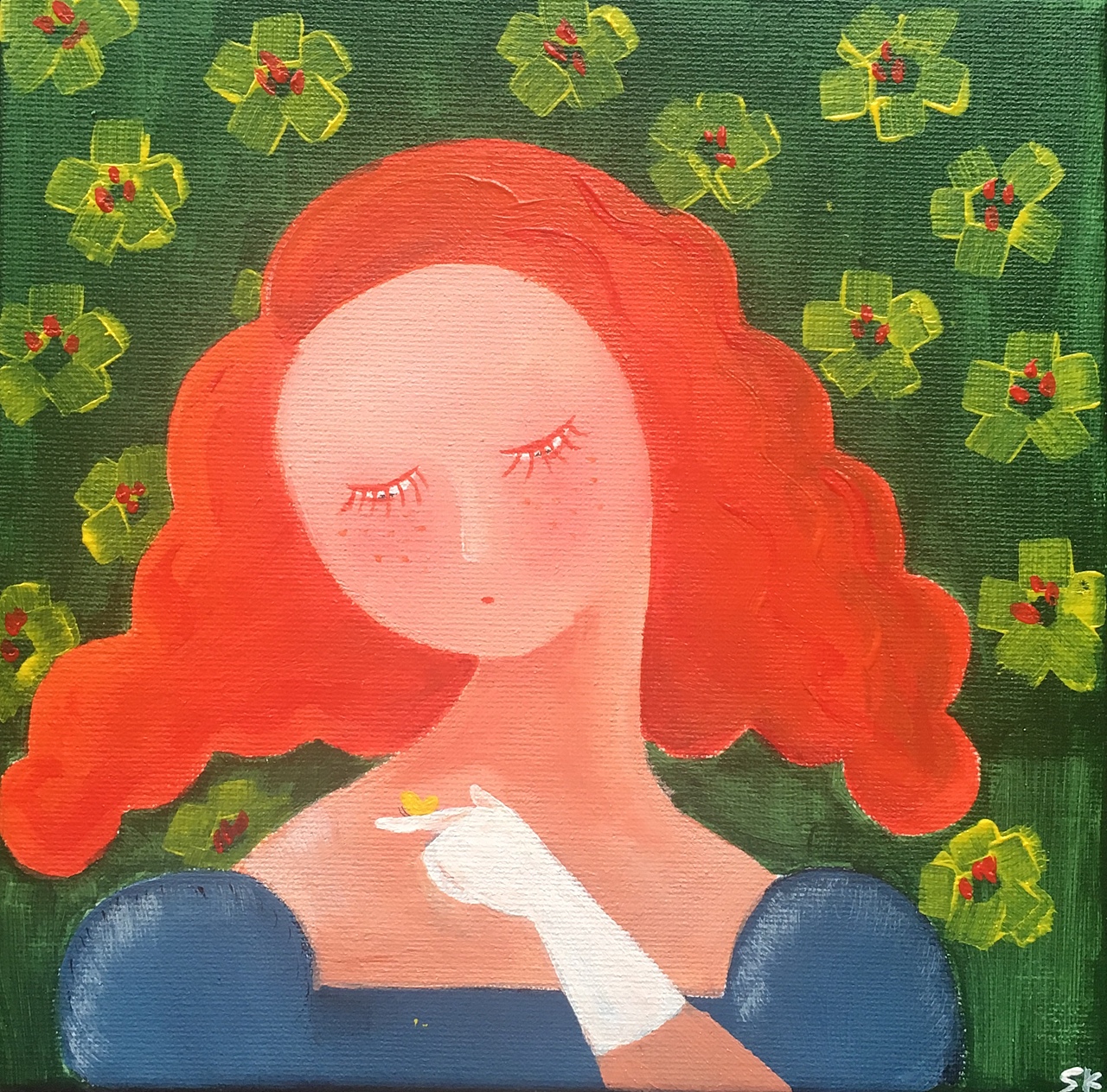 一组人物手绘（丙烯）（图ZMTUxNTg1NDA0） - 创作习作 - 站酷设计师Senora豆子原创素材 - 站酷ZCOOL