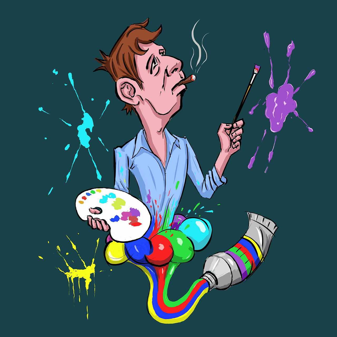 阿拉丁神颜料管