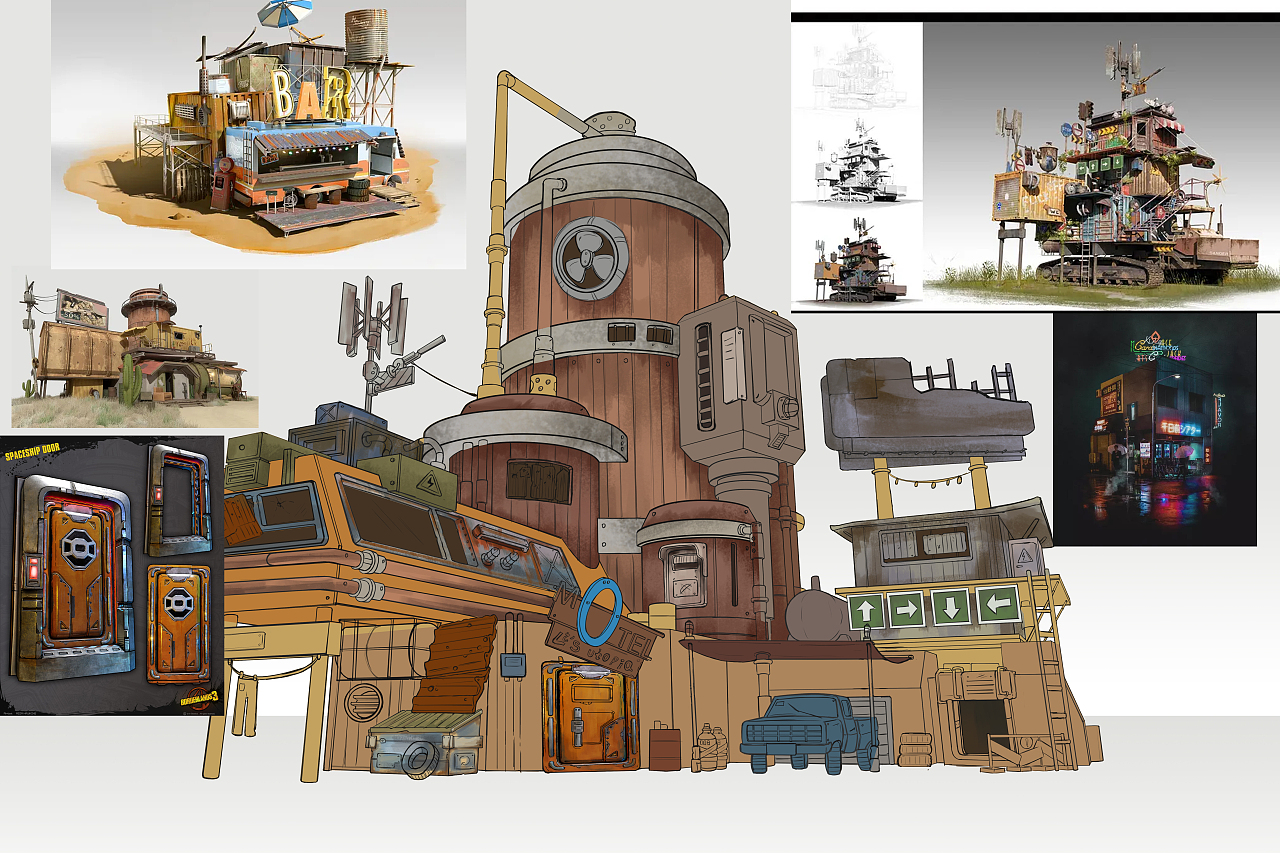 Li’s Motel | 汽车旅馆 废土单体建筑设计