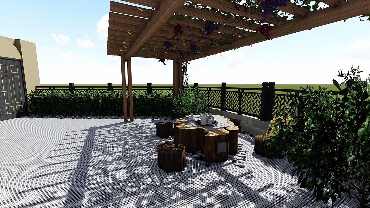 入户花园（图ZMTY1MjU5MzA0） - 建筑设计 - 站酷设计师里三岁原创素材 - 站酷ZCOOL