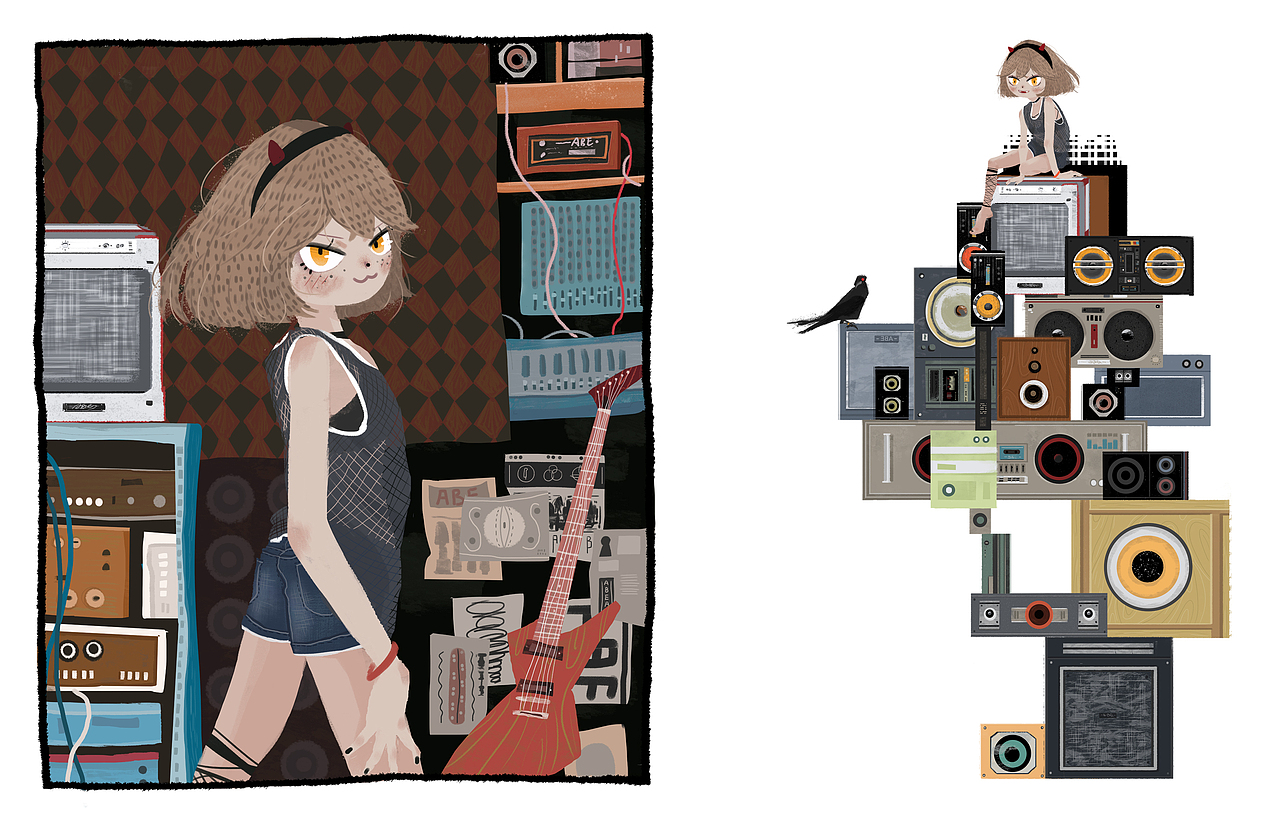 2021插画作品回顾-ABe（图ZMjgzNzUzMDk2） - 商业插画 - 站酷设计师北只原创素材 - 站酷ZCOOL