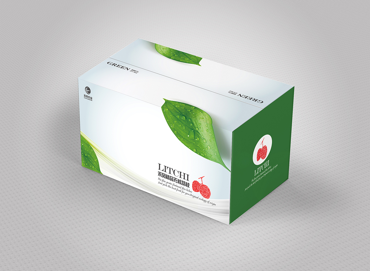 荔枝包装效果图设计