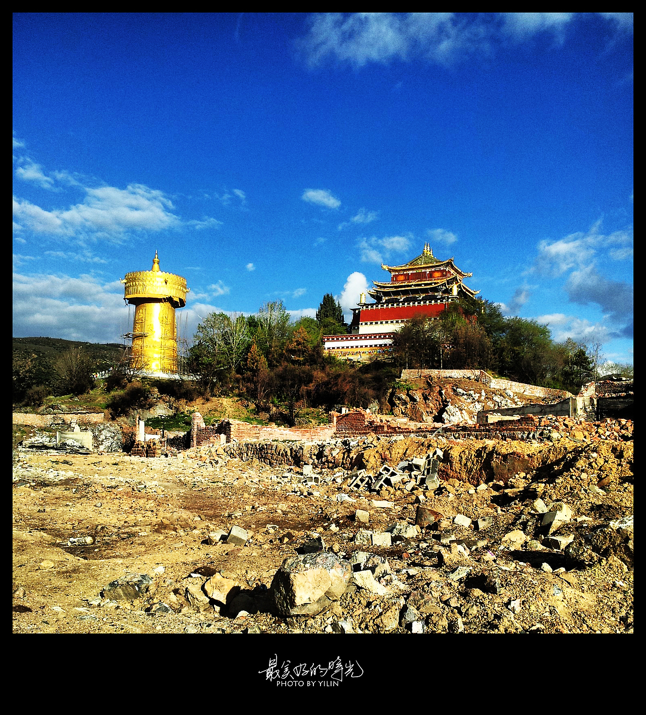 寺庙还保存了一些