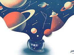 彩色星球