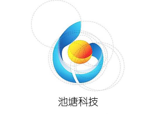 池塘科技logo设计