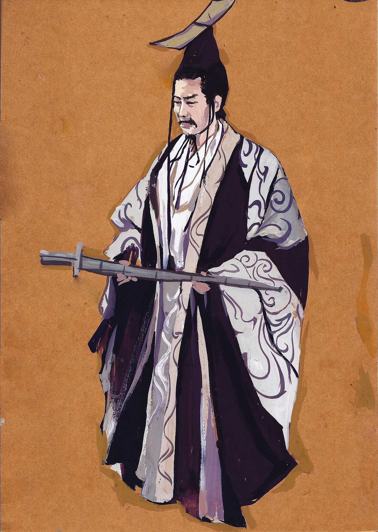 《狄仁杰 —神都龙王》 人物造型手绘练习（图ZMTM3ODM2NDA=） - 创作习作 - 站酷设计师圆圆儿原创素材 - 站酷ZCOOL