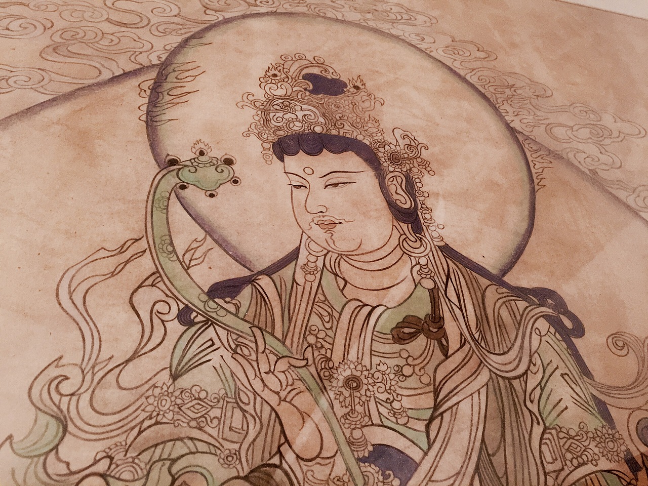 榆林三窟《文殊经变图》局部_康成城-站酷zcool