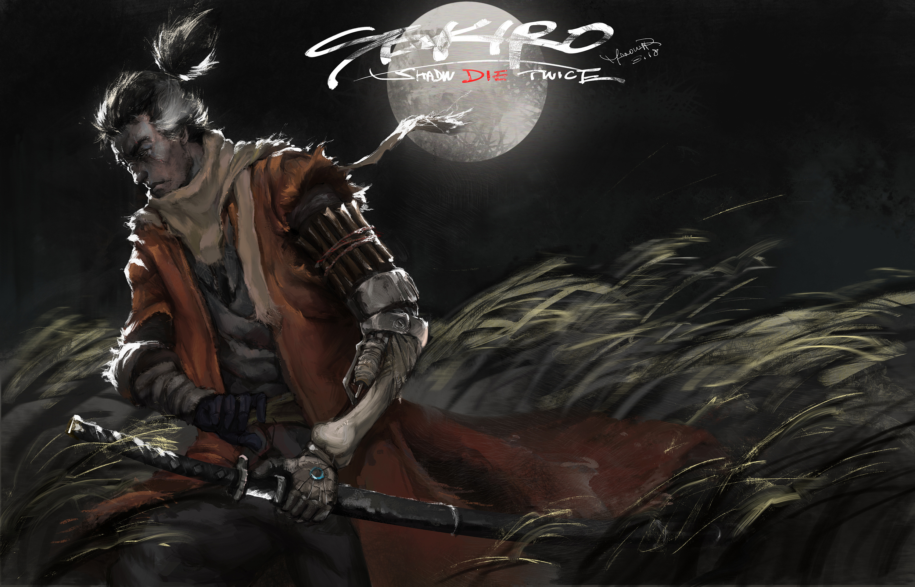 插画-只狼·shadow die twice