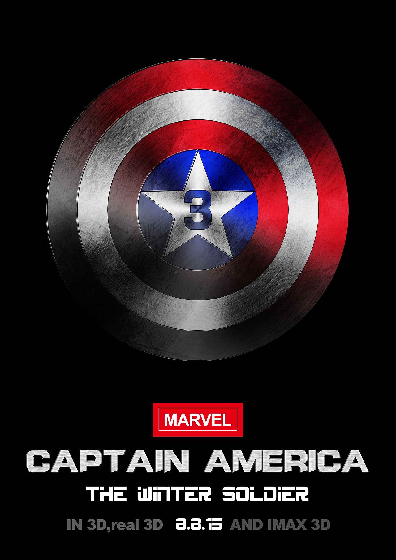 美国队长3 概念海报