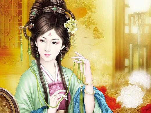 书亦飞古风插画——旧时王榭堂前燕
