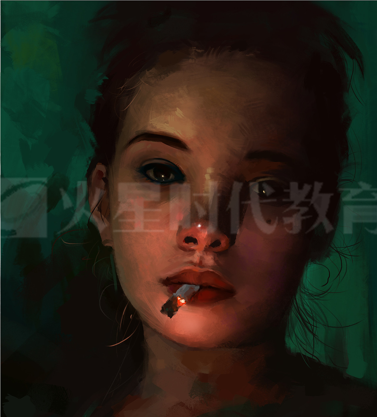 商業(yè)插畫人物肖像（圖ZMTkyMDkwMjYw） - 商業(yè)插畫 - 站酷設計師火星時代教育原創(chuàng)素材 - 站酷ZCOOL