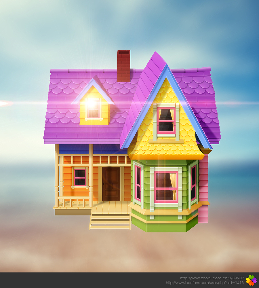 做个飞屋去旅行!