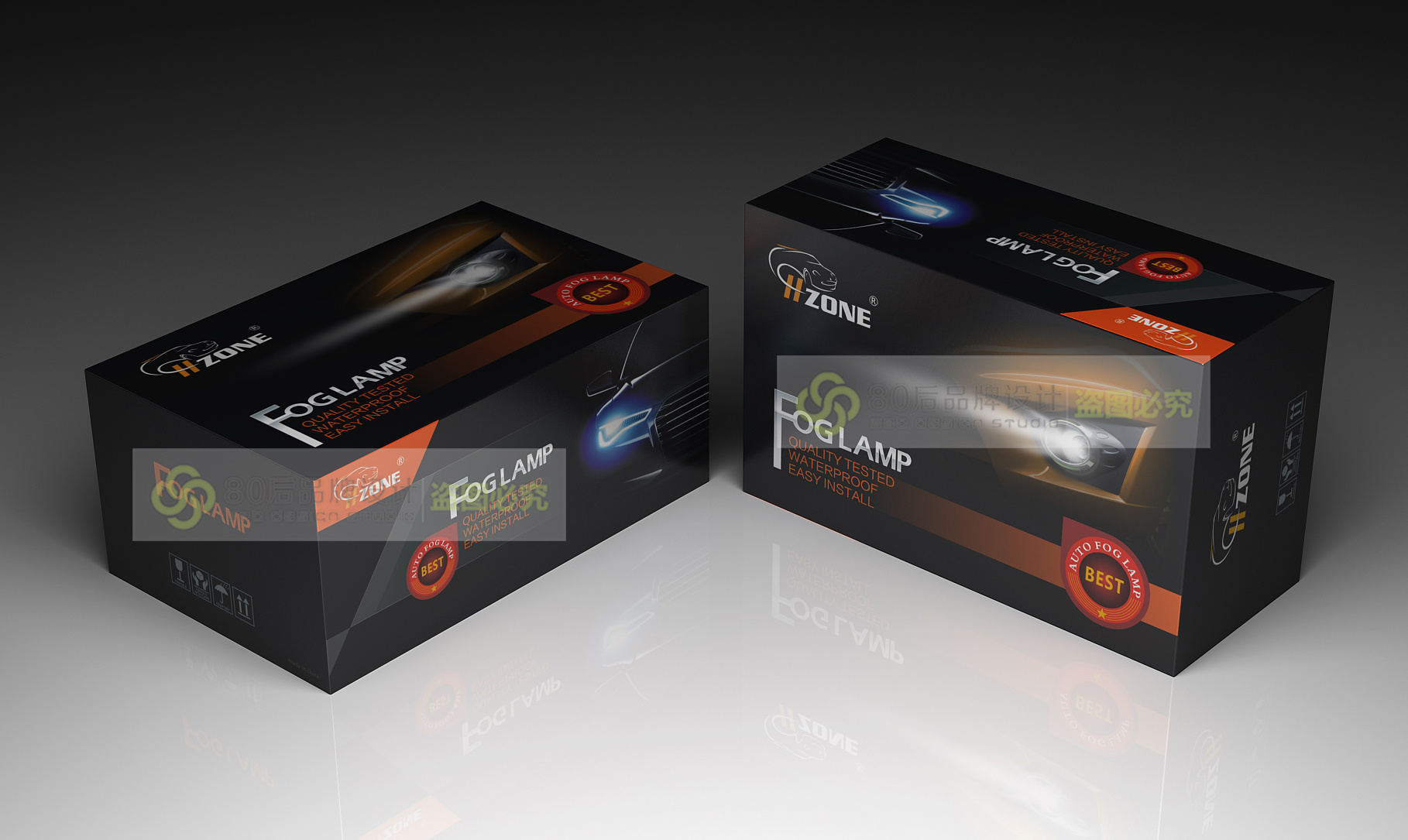 车灯包装