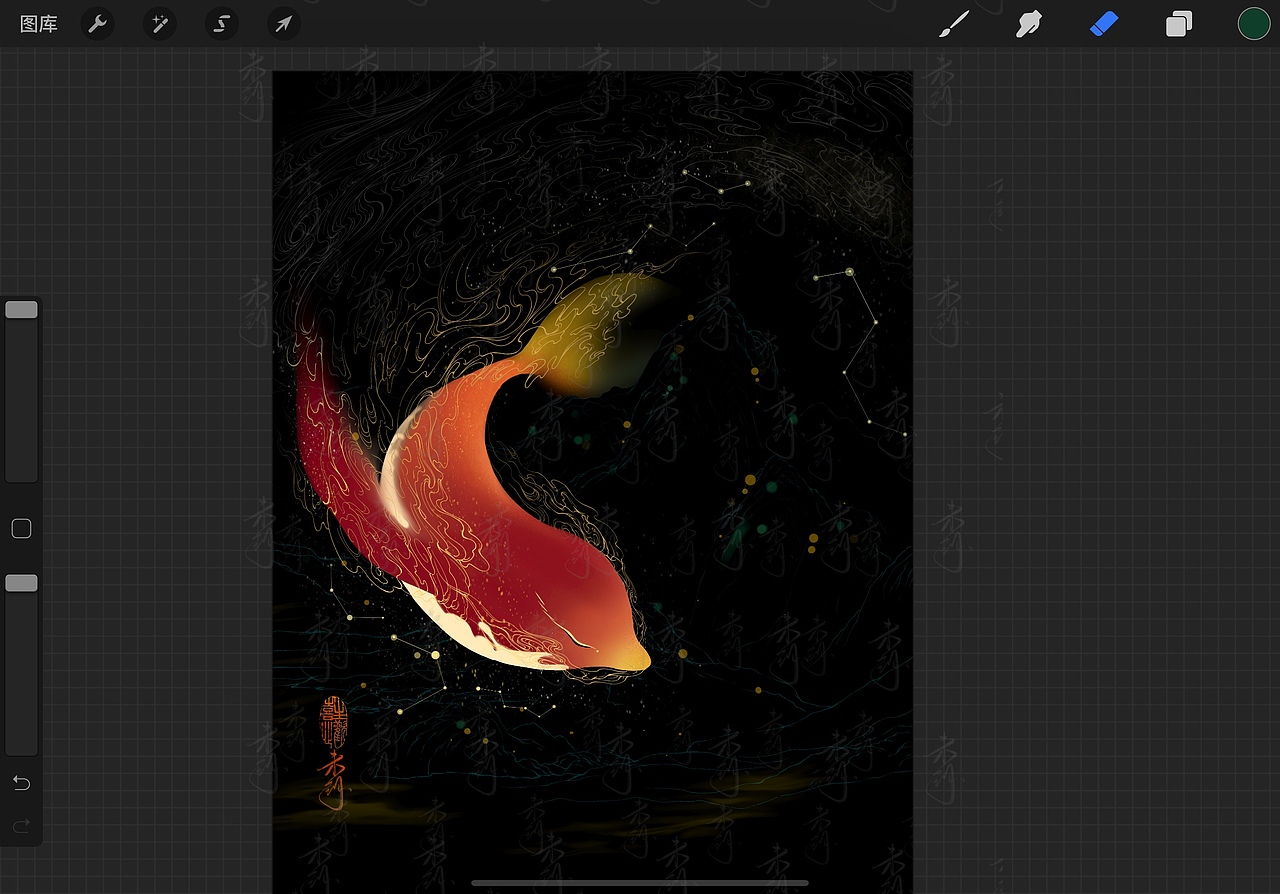 【国潮插画—— 蜉蝣之间】|插画|创作习作|未玥_原创作品-站酷ZCOOL