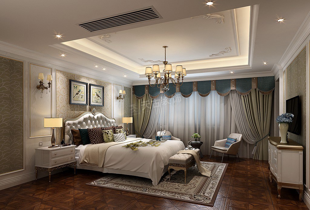 中交漫山二期联排别墅装修|欧式风格设计图|天古装饰