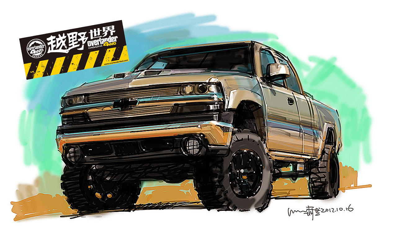 《越野世界》杂志 插图